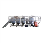 เครื่อง Refienry น้ำมันบริโภคสแตนเลส 1,000 กก. / วัน